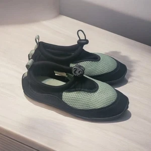 West Loop Scarpe Acqua Bambini Antiscivolo Verde Nero Estate Spiaggia Piscina S 13/1 - Foto 1 di 9