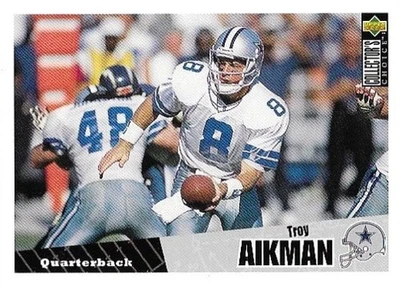 1996 Upper Deck Collector's Choice #295 Troy Aikman Dallas Cowboys - Image 1 of 2