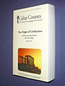 Great Courses Teaching Co TRANSCRIPT : THE ORIGIN of CIVILIZATION sealed - Picture 1 of 1