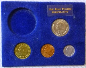 1977 Hutt River Province (Australia) - Como nuevo juego Bu (4) - Prince Leonard - Raro - Imagen 1 de 9