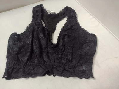 Sujetador Cosabella Bralette Grande Negro Encaje Inalámbrico Sin Alambres Bohemio Festival K Foto 1 de 2