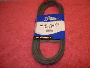 A&I Lawn Mower V-Belt MADE WITH KEVLAR  B91K 5L940K 5/8” X 94” NOS, Free ship! - Picture 1 of 2