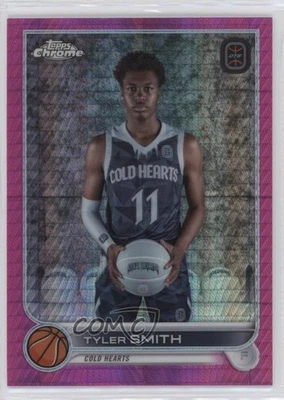 2022 Topps Chrome OTE Overtime Elite Pink Prism Refractor /150 Tyler Smith #74 - Image 1 of 2