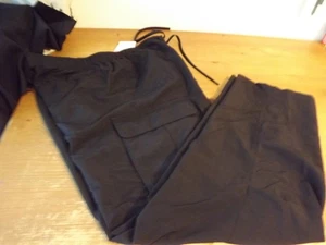 NEW men's SPORTS ILLUSTRATED black track pants LARGE RET50 NWT cargo pockets - Picture 1 of 10