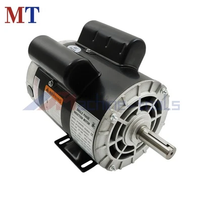 5HP SPL 230V Single Phase Air Compressor Motor 3450 RPM 56HZ 7/8" Electric Motor - Image 1 of 4