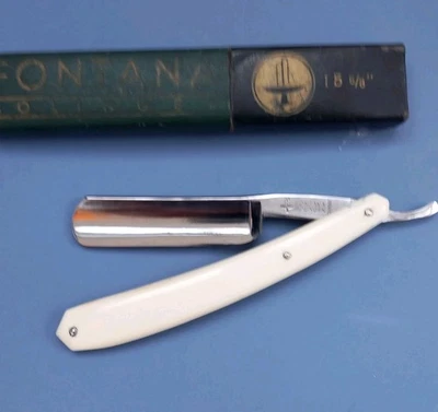 Rasoio A Mano Libera Fontana,coupe Choux,straight Razor,rasoir,vintage - Immagine 1 di 4
