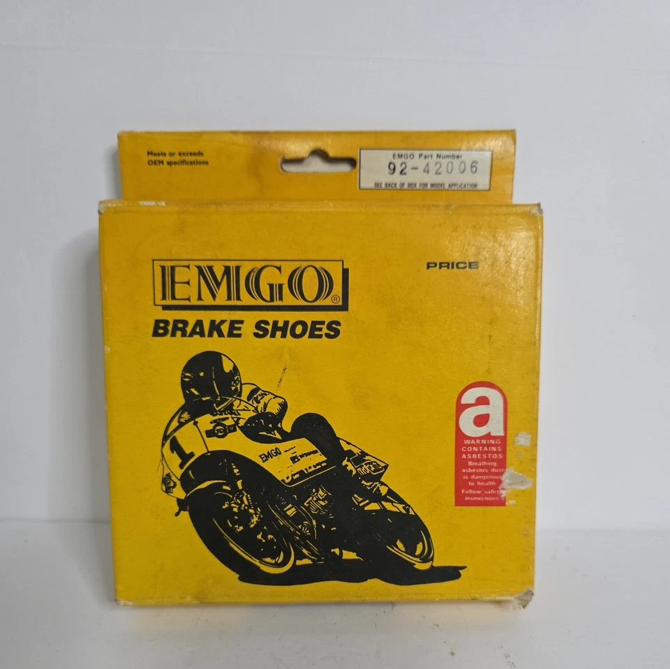 Zapatas de freno Kawasaki KX250 KDX250 KL250 KX420 Suzuki LT125E LT 185E PE400 RM250 Foto 1 de 4