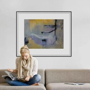 NEW SUPERB ORIGINAL GUGI GOO "En attendant La Gloire" ABSTRACT ACRYLIC PAINTING - Picture 1 of 1
