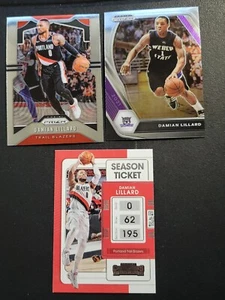Damian Lillard LOT Prizm 112 Draft Picks 83 Season Ticket 29 Portland Blazers - Picture 1 of 5