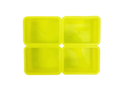 Rectangle Mould 4 Cell - Silicone Moulds For Soap Making - Image 1 of 2