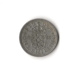 1955 United Kingdom - 1 Shilling - 888 - Copper Nickel - 5.6g - Picture 1 of 2