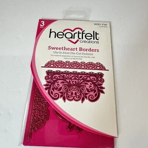 Heartfelt Creations Sweetheart Borders Die-Cut Craft Dies HCD1-7161 3 Pieces - Picture 1 of 5