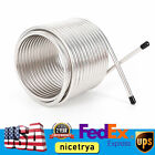 Stainless Steel Metal Coil Tube Immersion Wort Chiller Beer Wine Cooler Home US