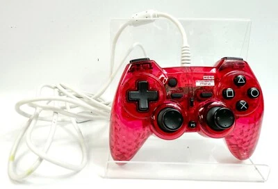 HORI PAD MINI wired controller For PS3 PlayStation 3 Clear Red JAPAN - Image 1 of 4