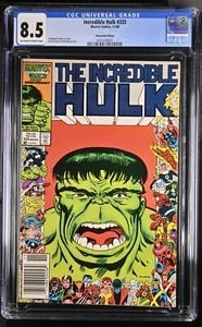 Quiosco INCREDIBLE HULK #325 CGC 8,5 (de blanco a blanco) 25 aniversario - Imagen 1 de 2
