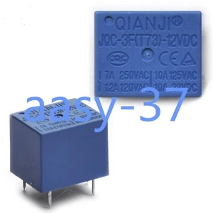 10PCS NEW JQC-3F(T73) Dc 12V 5Pin Power Relay 250Vac 28Vdc - Picture 1 of 2