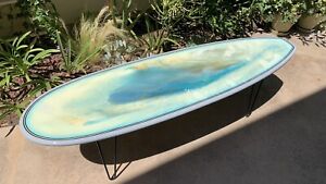 Resin Art Surfboard Coffee Table