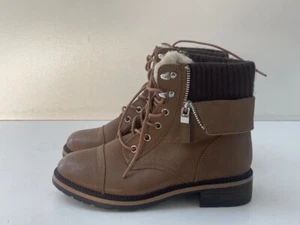 Call it Spring Ladies Brown Lace up & Zip Faux Fur Lined Boots UK 3 EUR 36 B212 - Picture 1 of 7