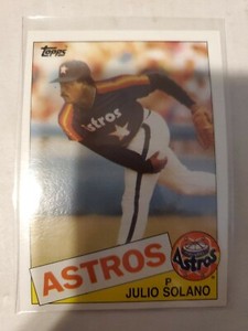 1985 Topps Baseball #353 Julio Solano
