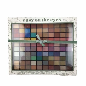 Paleta de sombras de ojos Easy On The Eye 100 piezas con colores mate y brillante 2,82 oz - Imagen 1 de 2