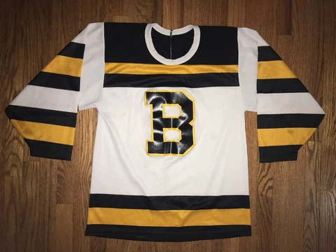 Boston Bruins Jersey CCM Maska Turn Back The Clock Rare Mens Small 1990s NHL Cover