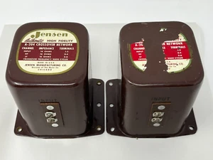 JENSEN IMPERIAL SPEAKER A-204 High Fidelity Crossover Set Of 2 Read (Parts Only) - Picture 1 of 14