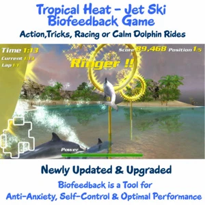 Tropical Heat Jet Ski Biofeedbac Game - Picture 1 of 3