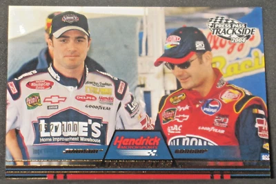 Jeff Gordon Jimmie Johnson 2004 Press Pass Trackside Gold #G69 (52/100) Teammate - Image 1 of 2