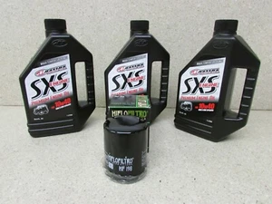 09-14 POLARIS RZR 800 UTV OIL CHANGE KIT SXS 10W40 PREMIUM OIL & FILTER - Picture 1 of 1