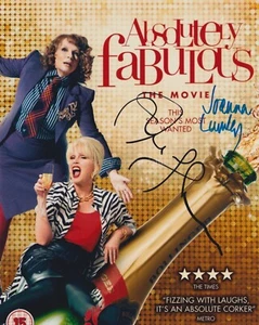 Joanna Lumley & Jennifer Saunders HAND SIGNED 8x10 Photo Absolutely Fabulous M - Picture 1 of 2