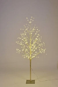Árbol rama dorada LED blanco cálido de 4' - Imagen 1 de 1
