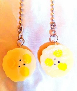 Set of Two ~ BANANA SLICES Fruit ~ Ceiling Fan Pulls - Picture 1 of 2