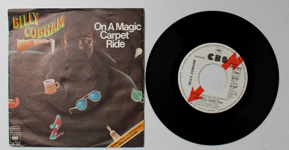 Billy Cobham On A Magic Carpet Ride GER 7inch Vinyl Single 1977 Blitzinfo Promo - Bild 1 von 1
