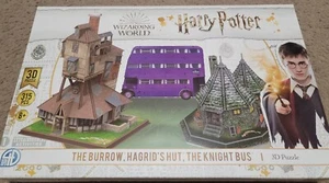 Harry Potter 3D Wizarding World: The Burrow, Hagrid’s Hut, The Knight’s Bus. - Bild 1 von 1