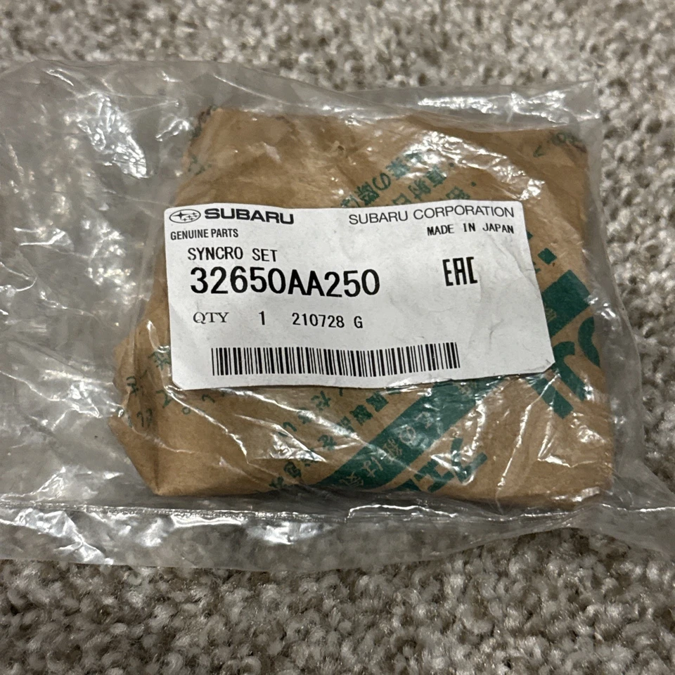 Genuine OEM Subaru 32650AA250 M/T Syncronizer Set - Image 1 of 1