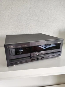 Pioneer CT-470WR Dual Cassetten Tape Deck Hi-Fi Komponente Vintage 90s - Foto 1 di 8
