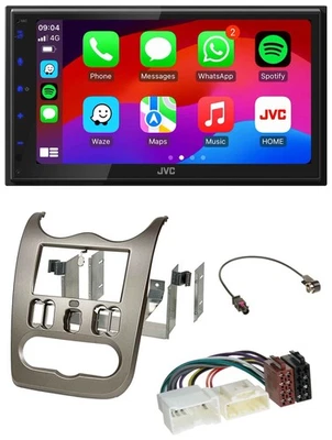 JVC Bluetooth 2DIN MP3 DAB USB Autoradio für Dacia Logan Sandero Duster ab 11 du - Bild 1 von 4