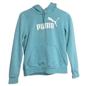 Youth / Teen Light Blue Puma Pullover Hoodie & Light Blue Puma Shorts Lot / Set - Picture 1 of 7