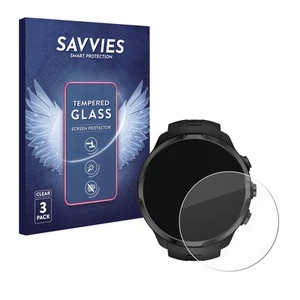3x Savvies Schutzglas für Suunto Spartan Sport / Ultra Echt Glas Panzer Display - Zdjęcie 1 z 7