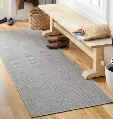 Town And Country  Indoor/Outdoor Grey 5' x 7' Area Rug, Easy Cleaning Everwash - Image 1 of 2
