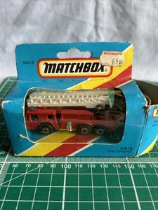Matchbox, 1981, MB 18, Fire Engine, Boxed - Picture 1 of 13