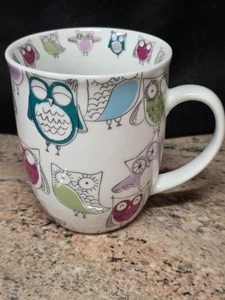 EULEN by Creative Tops LTD Multicolor Vögel weiß Keramik Kaffeetasse - Bild 1 von 6
