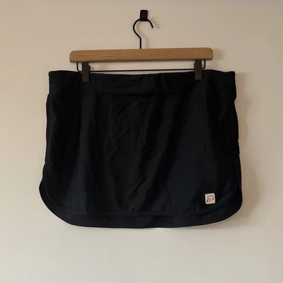 Saia Esportiva Feminina Preta Tamanho XL (SEM SHORTS EMBUTIDOS) Sporty Athleisure - Imagem 1 de 4