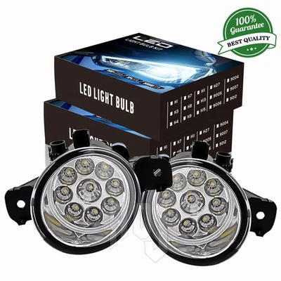 Bumper Fog Light Lamp Driver & Passenger Side For Infiniti JX35 QX60 2013-2015 Foto 1 de 4