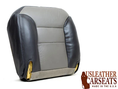 Chevrolet Tahoe Z71 2000 4x4 lado del conductor parte inferior cuero cubierta de asiento 2 tonos gris Foto 1 de 4