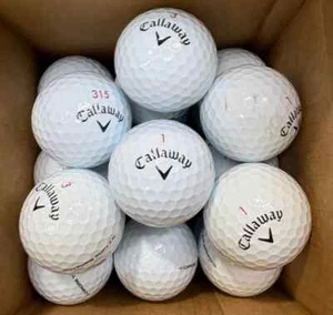 24 Callaway Chrome Soft X White 5A AAAAA Mint Used Golf Balls - Picture 1 of 2