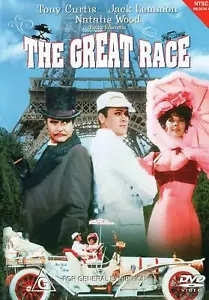 The Great Race (Tony Curtis) english cover (DVD) UK Compatible - Sealed - Foto 1 di 1