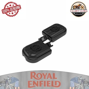 Royal Enfield black deluxe footpegs for classic 350 all new bullet 350 kxa00031 - Bild 1 von 5