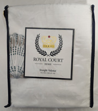 NWT ! Royal Court Home Water's Edge Straight Valance 72" x 16"  - Free Shipping