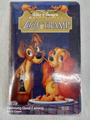 Lady and the Tramp Walt Disney's Masterpiece Fully Restored VHS New and Sealed - Image 1 of 2